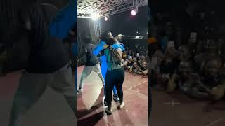 Pabi Cooper Fan Jumps On Stage During Performance