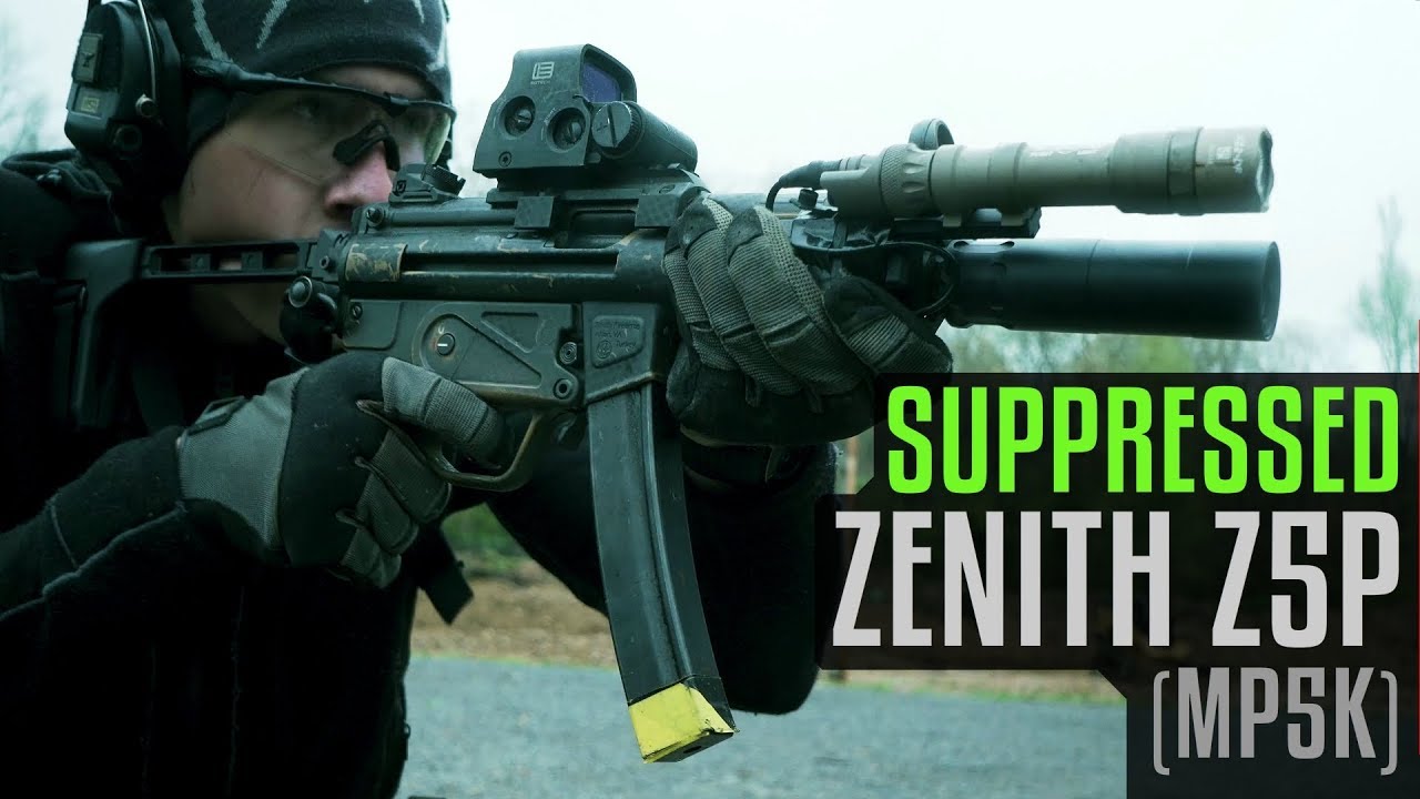 Zenith Z 5p Mp5k Obsidian 9 Suppressor Youtube