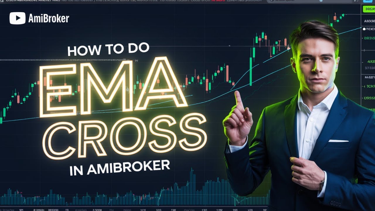how to plot EMA cross in Ami broker through code - YouTube