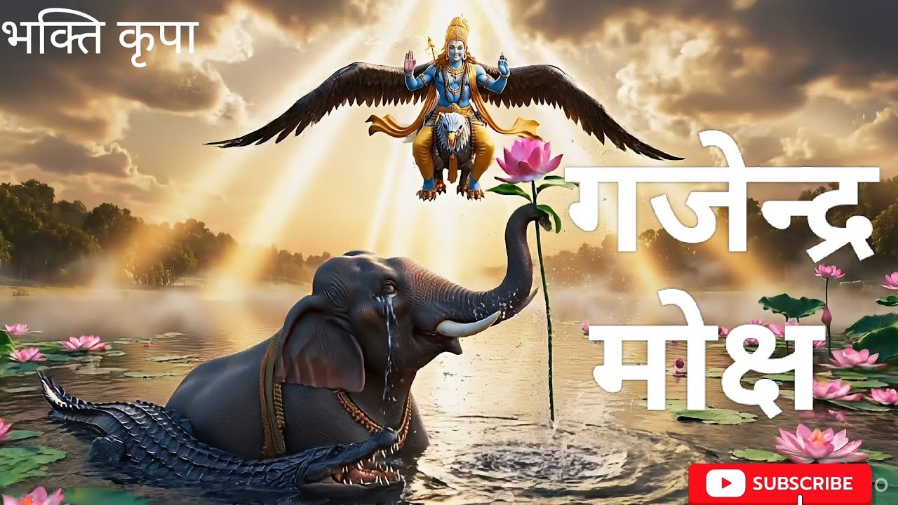 गजेंद्र मोक्ष | सच्ची भक्ति की पुकार | Vishnu Divine Rescue | Cinematic Bhakti Video
