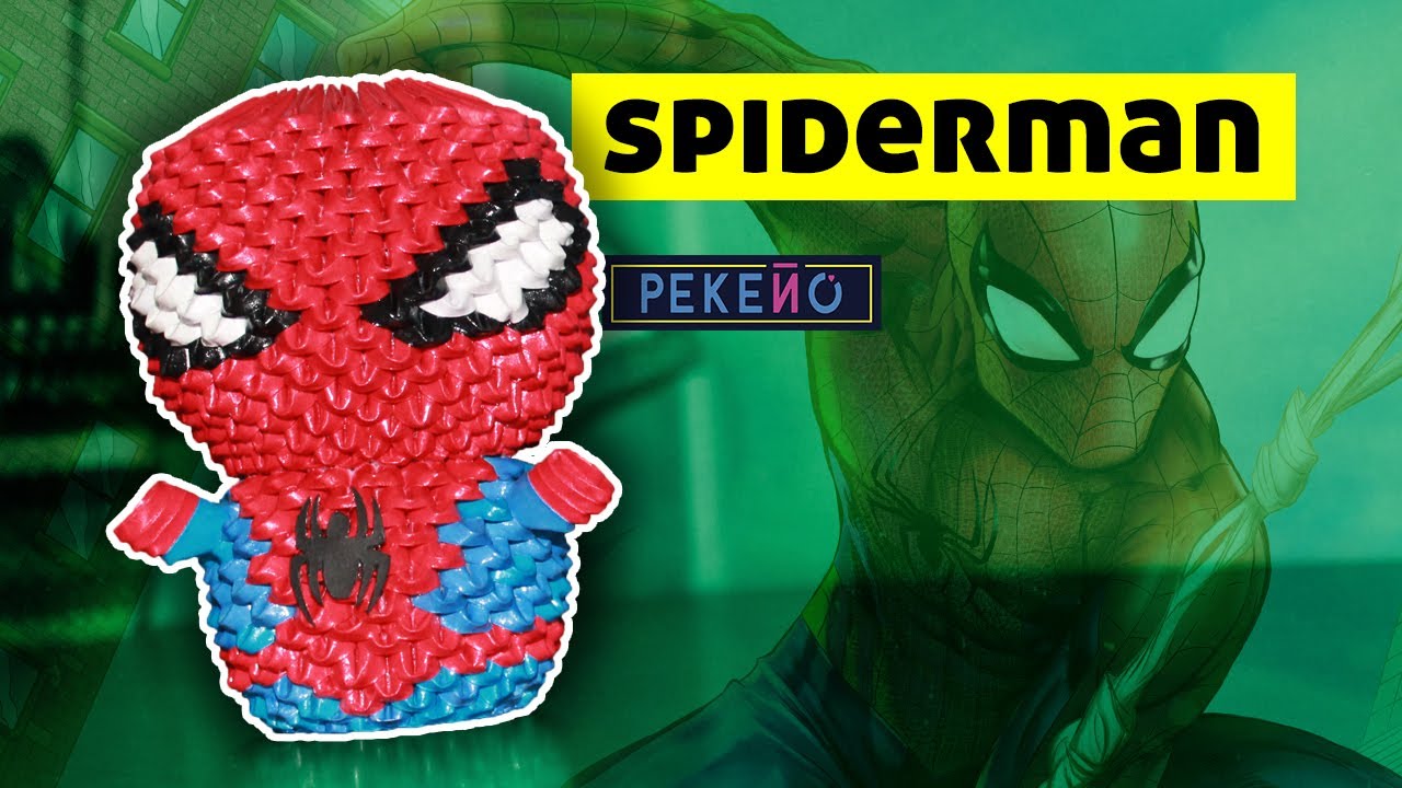 Spiderman 3D Origami Peke o YouTube