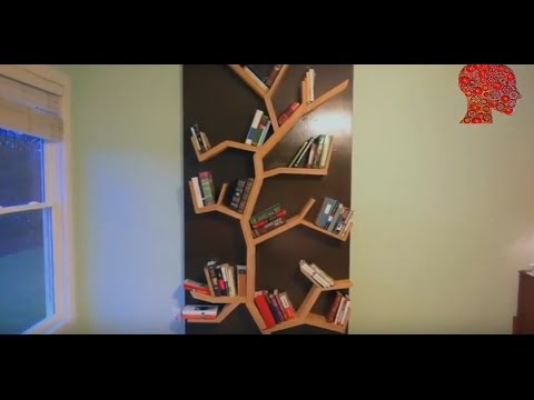 Woodworking 3 Diy How To Make A Tree Bookshelf Woodwork