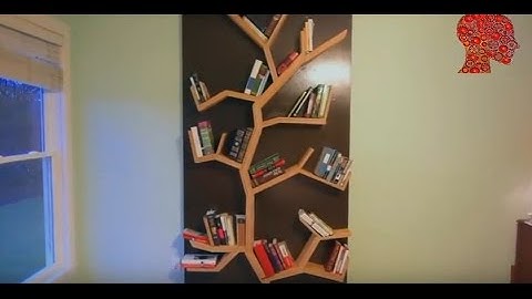Woodworking # 3 - DIY How To Make A Tree Bookshelf - WoodWork