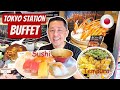 All you can eat sushi tempura  ramen  japanese food buffet at tokyo station