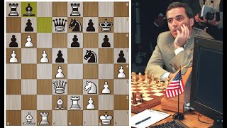Гарри Каспаров просто раздавил Дип Блю! Мощный зажим!  Шахматы.