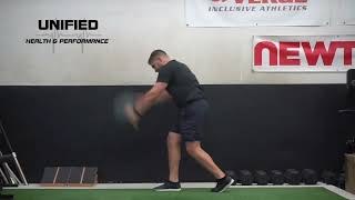 Rollover Side to Side OH Medball Slam