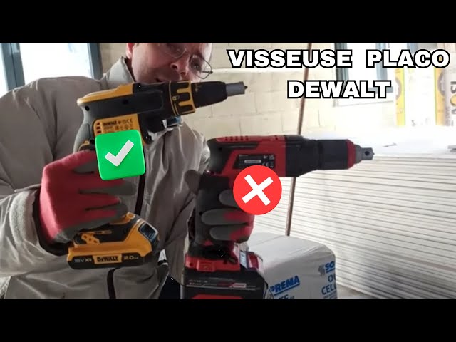 Visseuse Placo Dewalt : Efficace et Facile à Utiliser ! 