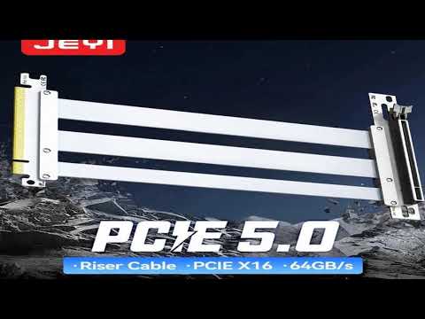A must-have product! JEYI PCIe 5.0 X16 Riser Cable - 90° GPU Extension for RTX 5090/4090 & RX 7900