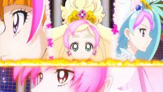 Go Princess Precure Group Transformation With Star Le Precure Style