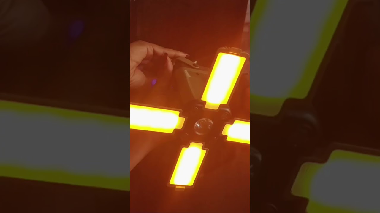Camping Lamp With Multi Light Source Design