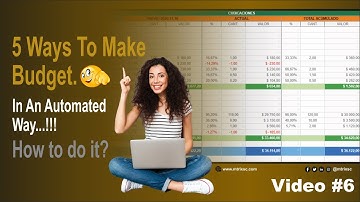 How To Create Budget and Projects Management 👊!!! 👉 Video #6 | Module 4.3 | 💥 General sub-total 👇