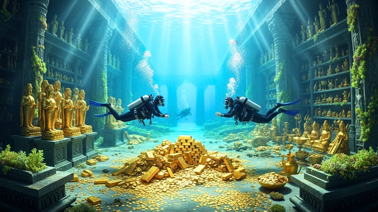 ATLANTIS IS REAL: Ancient Underwater City Found With Billions In Gold Still Inside