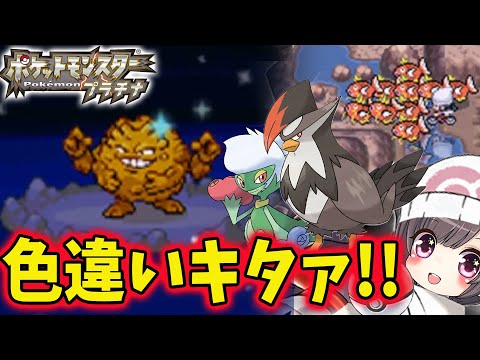 7【ポケモン プラチナ】色違いきちゃああああ‼︎ 完全初見