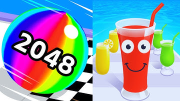 juice run infinity vs jelly run 2048🟠🟡🟢🔵Walkthrough Max Gameplay hy8787