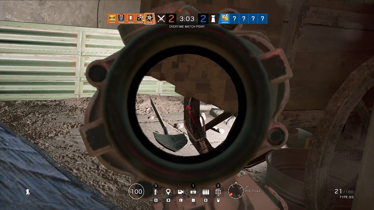 R6S - Overtime match point. - YouTube