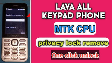 lava keypad mobile reset code privacy lock remove