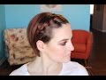 Style a Growing Pixie | French Braid Bangs