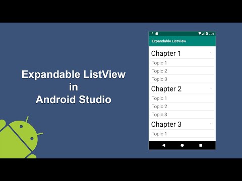Expandable ListView in