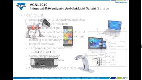 VCNL4040 - Proximity and Ambient Light Digital Sensor