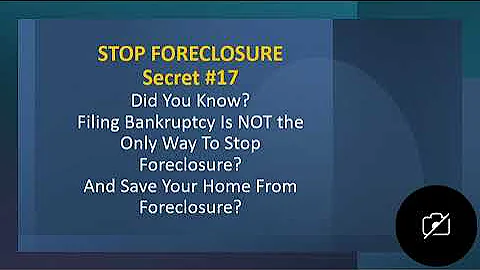 Stop Foreclosure Without Filing Bankruptcy