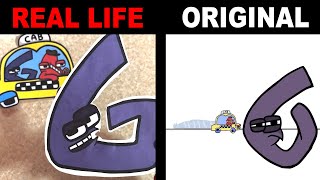REAL LIFE VS ORIGINAL | The Craziest Version Alphabet Lore in REAL LIFE