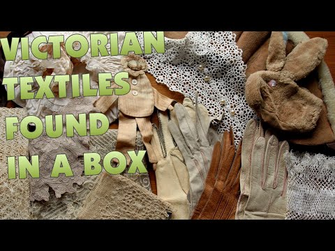 Antique Georgian, Victorian & Edwardian Textiles Haul Found in a Box at an Auction!
