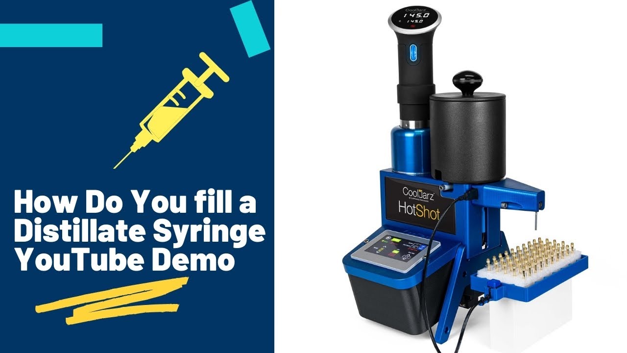 How do you Fill a Distillate Syringe YouTube Demo