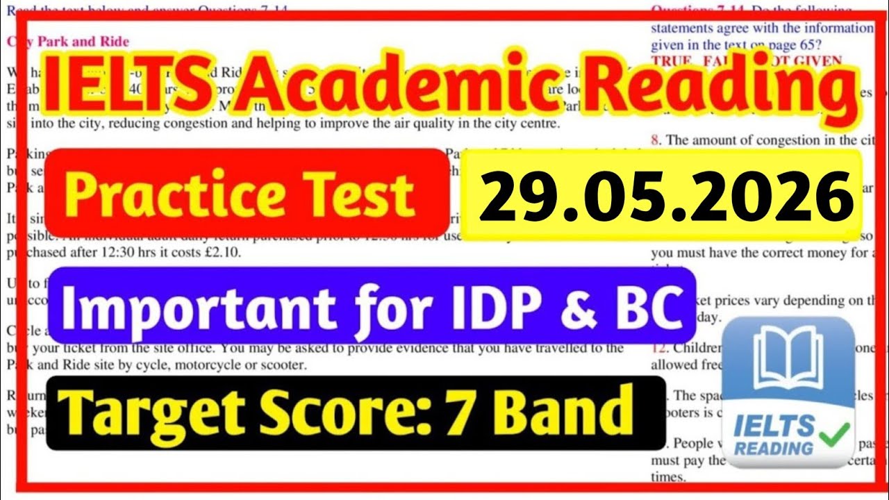IELTS Reading Practice Test 2026 With Answers | IELTS Academic
