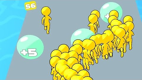 Runner Pusher - All Levels Gameplay Android, iOS