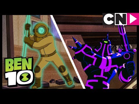 Ben 10 Scared Ben Fights Ghosts In Haunted House Scared Silly Cartoon Network