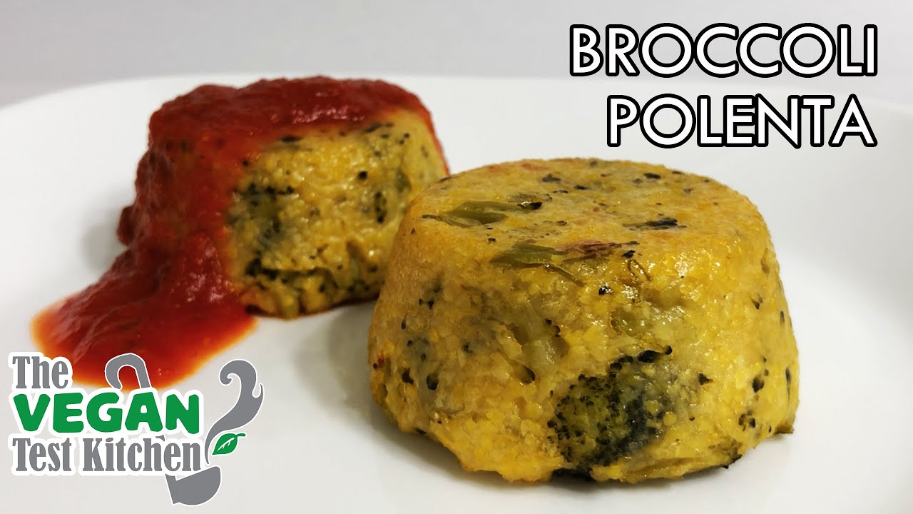Broccoli Polenta | Corn Grits | The Vegan Test Kitchen