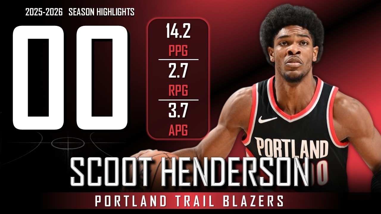 Scoot Henderson || 2025-2026 Portland Trail Blazers Highlights