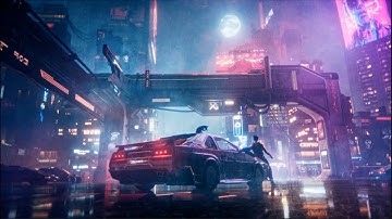 Cyberpunk City CG Compositing Practice
