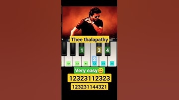 Thumbnail of Thee Thalapathy 🔥- Walk Band | Piano Tutorial #shorts