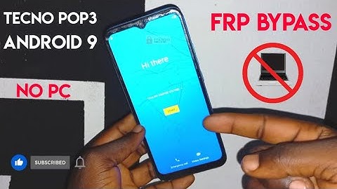 Tecno Bb4 (POP 3) Frp Bypass | Android 9