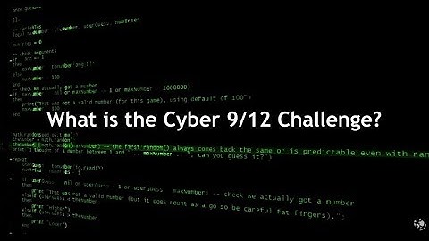 GCSP: What is the Cyber 9/12 Student Challenge?