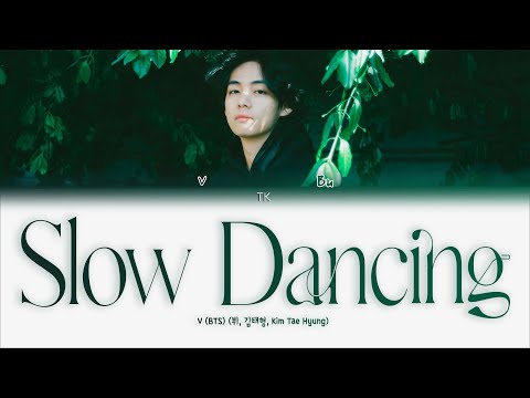 V Slow dancing [ПЕРЕВОД НА РУССКИЙ/КИРИЛЛИЗАЦИЯ Color Coded Lyrics]