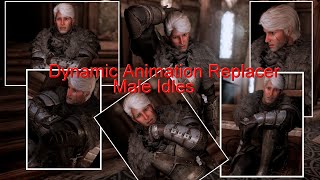 Skyrim SE RandomIdle, Sit Idles for "Dynamic Animation Replacer" Male Idles