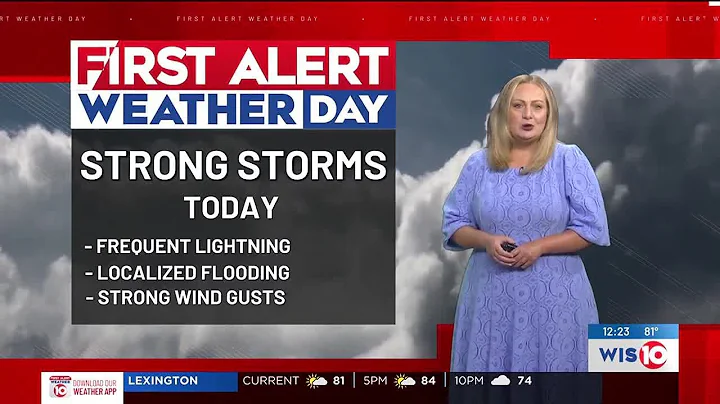 FIRST ALERT WEATHER DAY continues for another round of strong storms today