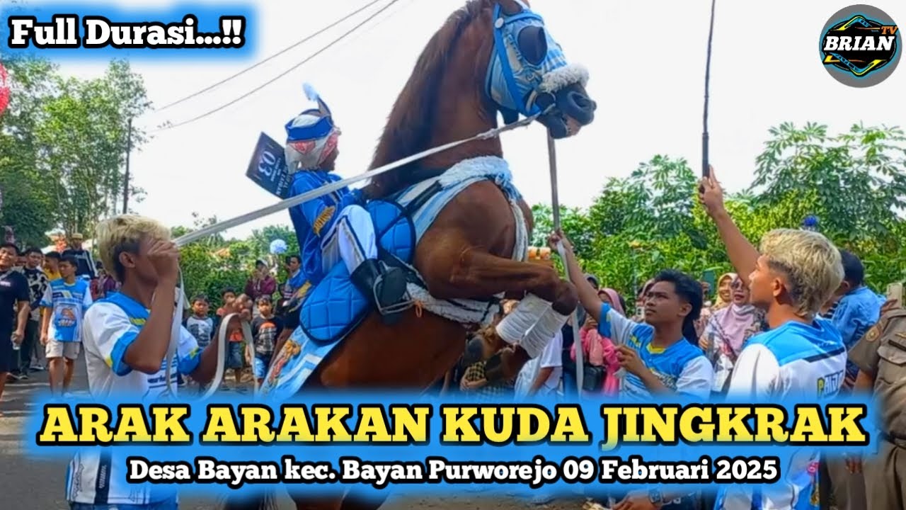 Start Pawai Kuda Jingkrak Desa Bayan Purworejo 9 Februari 2025