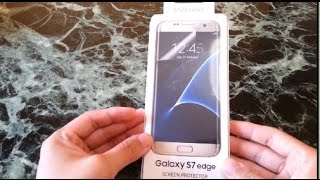 Official Samsung Galaxy S7 EDGE Screen Protector UNBOXING