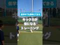 低学年でも20分ほどの練習で強いキックが打てるようになる! サカイクコーチが練習のポイントを紹介します #少年サッカー #サッカー #サカイク