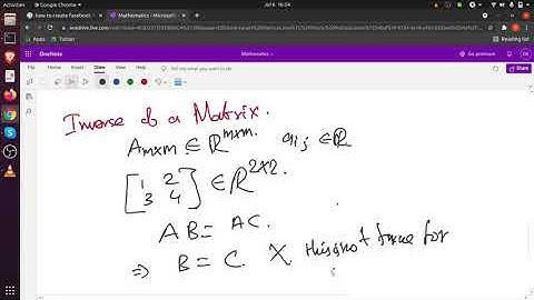 Understanding Multiplicative Inverse of a Matrix