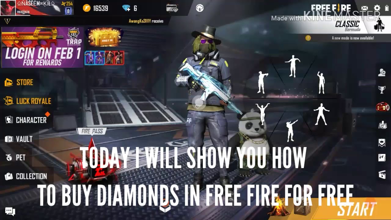 How To Buy Diamonds in Free Fire For Free | 100 % Working ...
