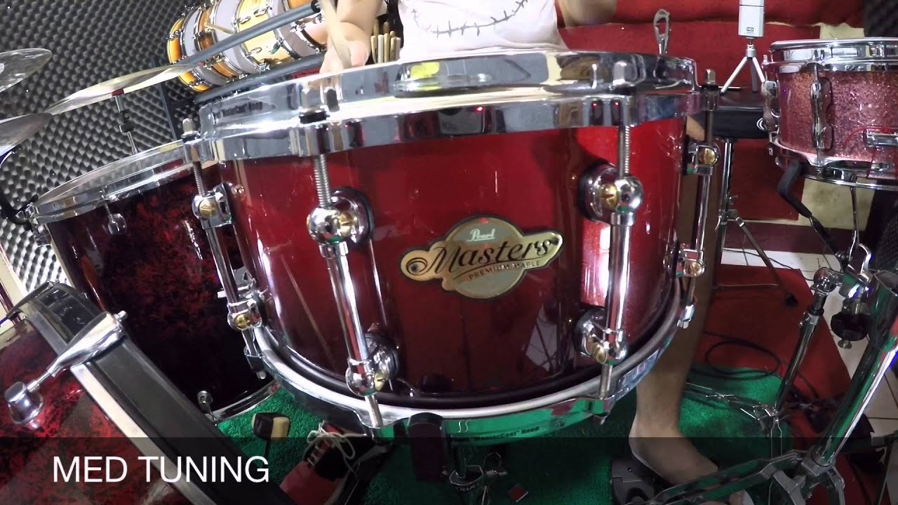 Pearl Masters Premium Maple 14x6,5 Snare Drum - YouTube