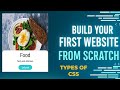 BUILD YOUR FIRST WEBSITE FROM SCRATCH || PART 05||USING HTML AND CSS