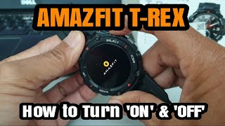 Amazfit T-Rex Watch | How to Turn ON and OFF screenshot 4