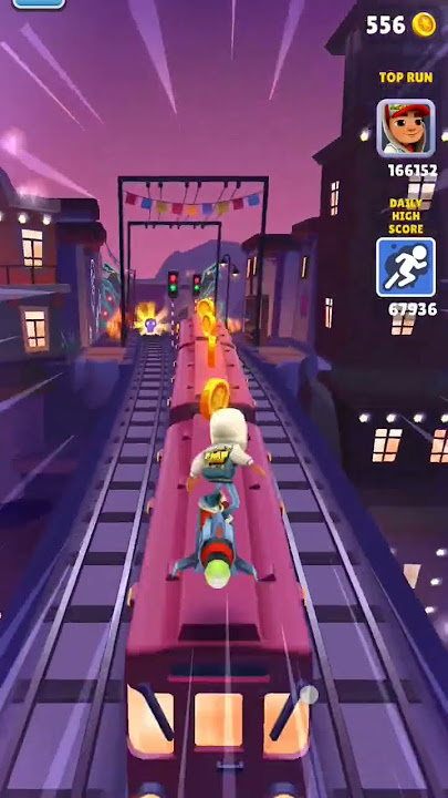 #Board surfing 🛹🥶#subway surf #no jumping challenge 😱🤯 #viral shorts #tranding #new short