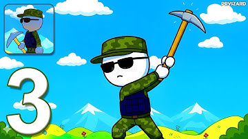 Army Base Miner - Gameplay Walkthrough Part 3 - Become An Army Base Miner (iOS, Android)