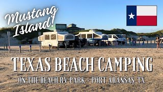 Beach Camping Texas On The Beach RV Park Mustang Island